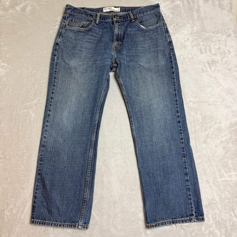 Levi's 559 Jeans Men 36x30 Blue Relaxed Straight Baggy Distressed Grunge Y2K